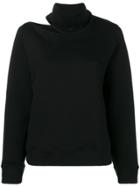 Zilver Turtleneck Jersey Sweater - Black