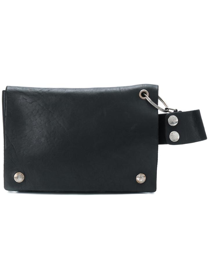 Guidi Culatta Clutch Bag - Black