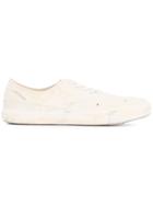 Yoshiokubo Damage Low Top Sneakers - White