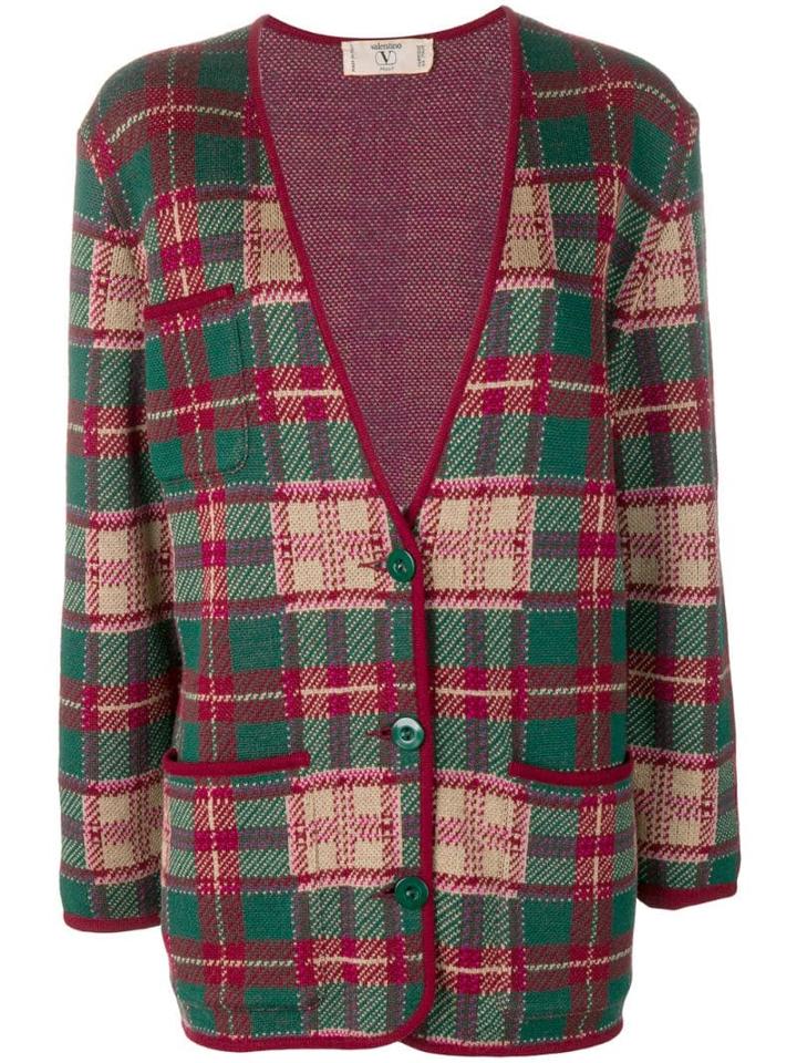 Valentino Pre-owned Checked Jacket - Green