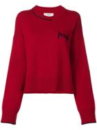 Pringle Of Scotland Heritage Logo Jumper - Red