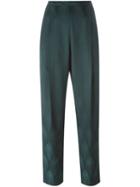 Rosetta Getty Pleat Front Tapered Trousers