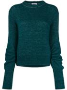 Chloé Button Sleeve Knitted Jumper - Green
