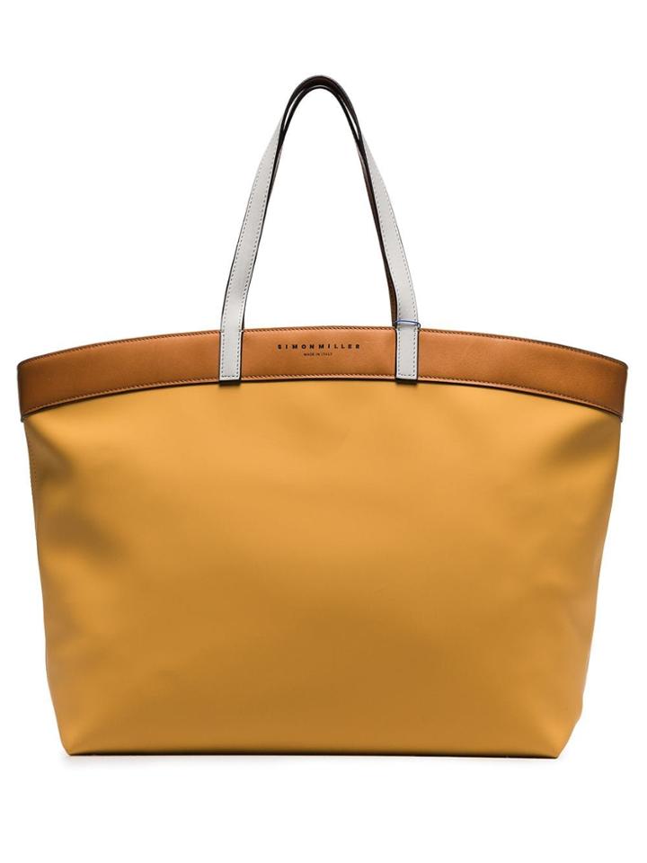 Simon Miller Brown Tent Medium Neoprene Tote Bag