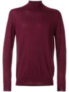 N.peal Turtle Neck Jumper - Pink & Purple