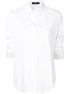 Steffen Schraut Ruched Sleeves Shirt - White