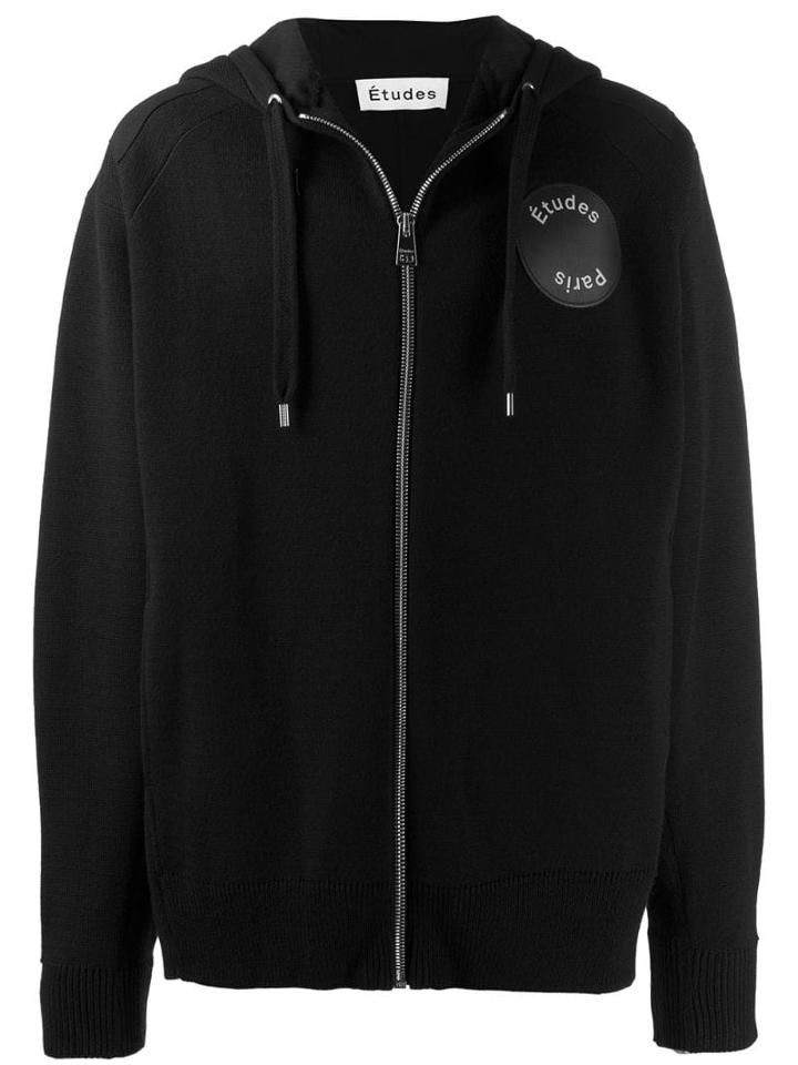 Études Logo Patch Hoodie - Black