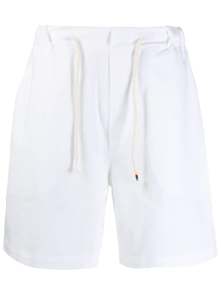 The Silted Company Drawstring Deck Shorts - White