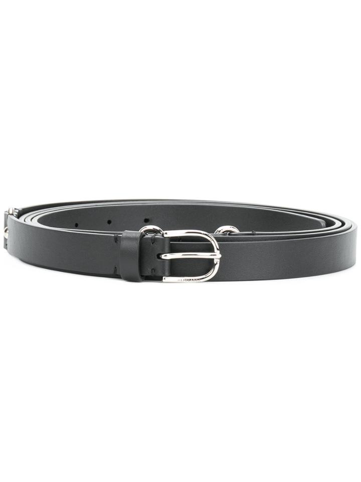 Altuzarra Silver-toned Hardware Belt - Black