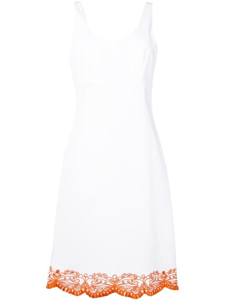 Emilio Pucci Scalloped-hem Dress - White