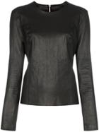 Helmut Lang Zip-back Top - Black