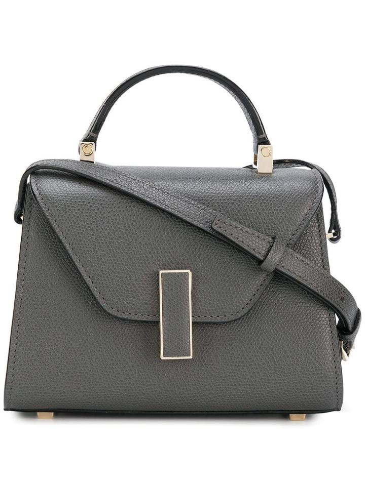 Valextra Small Crossbody Bag - Grey