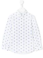 Il Gufo - Palm Tree Button Down Shirt - Kids - Cotton - 8 Yrs, White