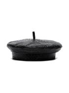Ruslan Baginskiy Dappled Beret Hat - Black
