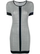 Chanel Vintage Fitted Short Dress - Grey