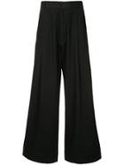 Minedenim Tailored Wide-leg Trousers - Black