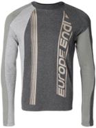 Gmbh Colour-block Fitted Sweatshirt - Grey