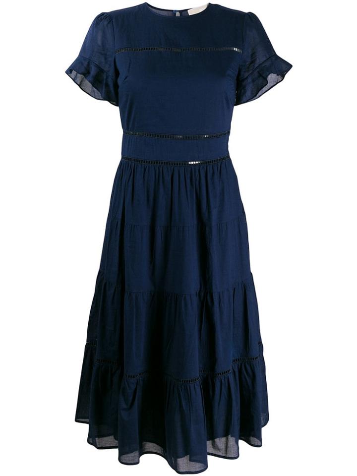Michael Michael Kors A-line Midi Dress - Blue