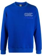 Omc Logo Print Sweatshirt - Blue