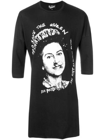 Boy London Queen Print T-shirt - Black
