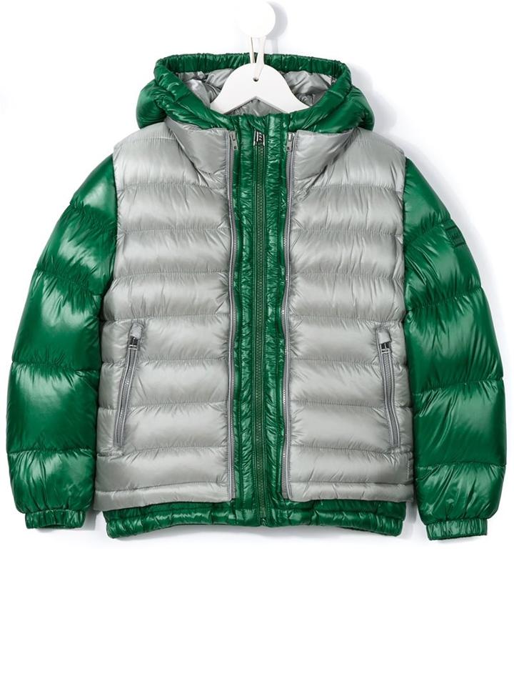 Add Kids Padded Long Sleeved Gilet, Boy's, Size: 10 Yrs, Green