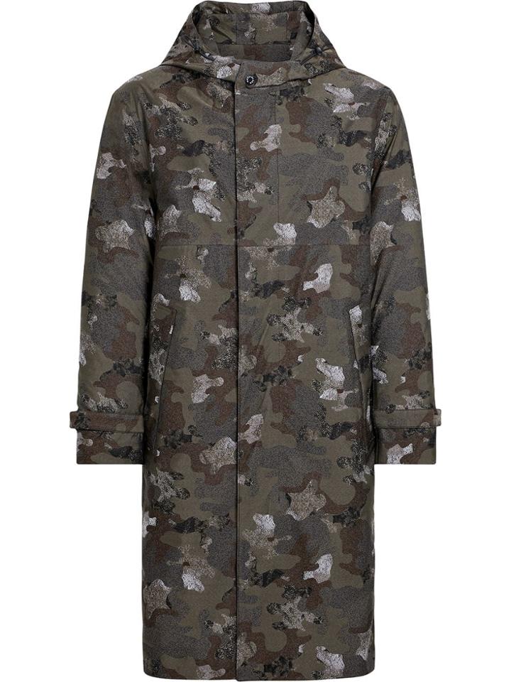 Mackintosh Camouflage Event Hooded Coat Gmh-003d - Green