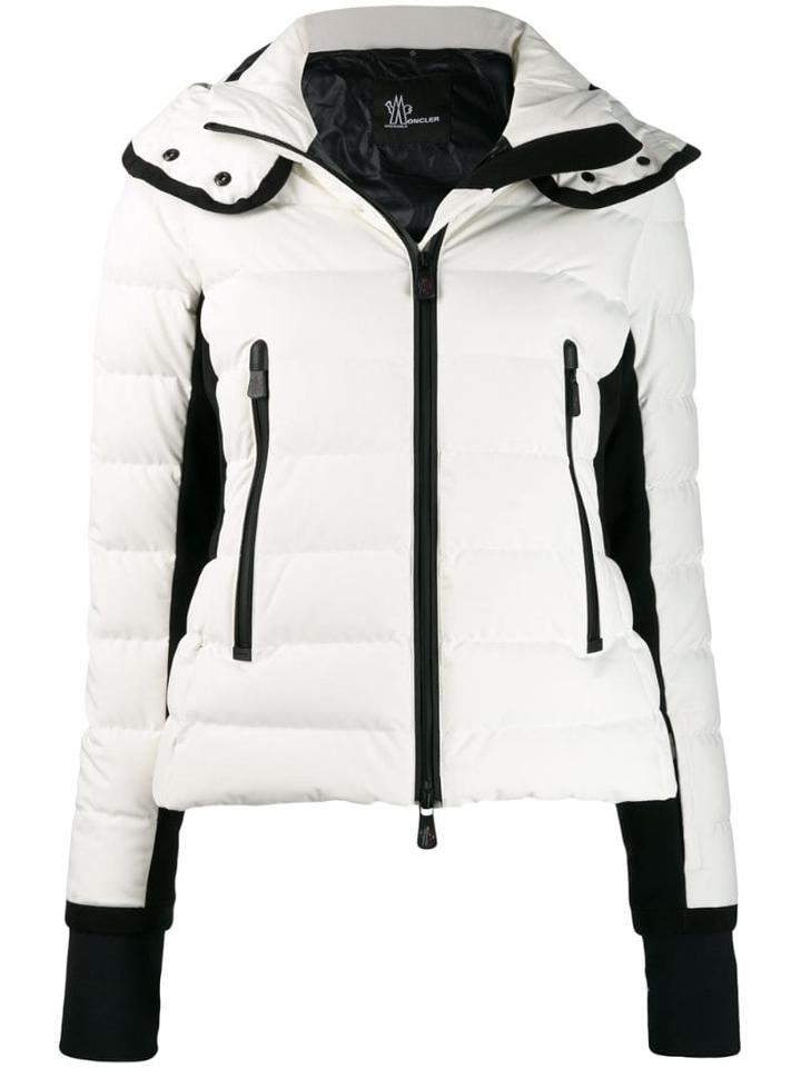 Moncler Grenoble Hooded Puffer Coat - White