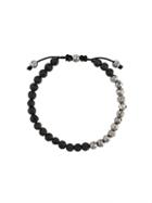 M. Cohen Beaded Bracelet, Men's, Size: Medium, Black