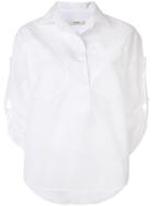 Odeeh Chest Pockets Blouse - White