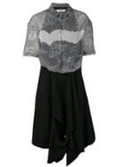 Chalayan Asymmetric Shirt Dress - Black