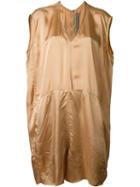Rick Owens Oversized Dress, Women's, Size: 40, Nude/neutrals, Cupro/viscose