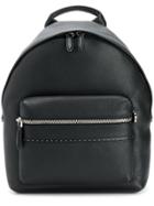 Salvatore Ferragamo Pebbled Microstud Backpack - Black