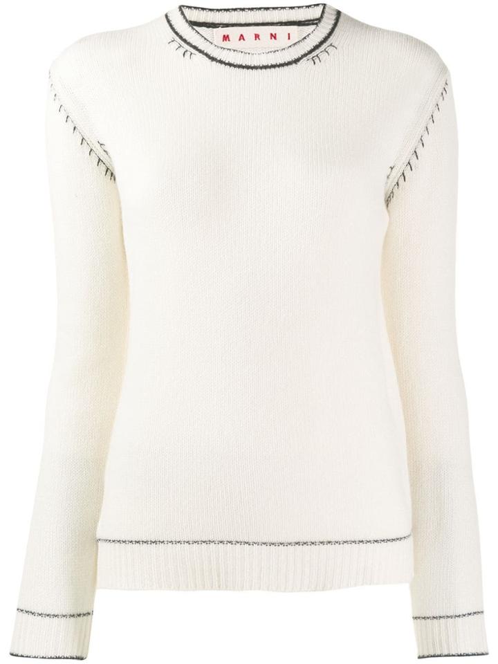 Marni Slim-fit Cashmere Jumper - White