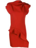Rick Owens Ruffled Detail Blouse - Red