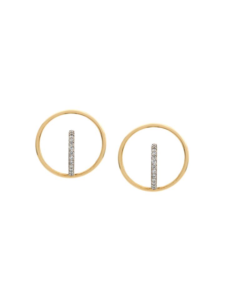 Charlotte Chesnais Saturn S Earrings - Metallic