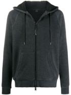 John Varvatos Knitted Hooded Jacket - Grey