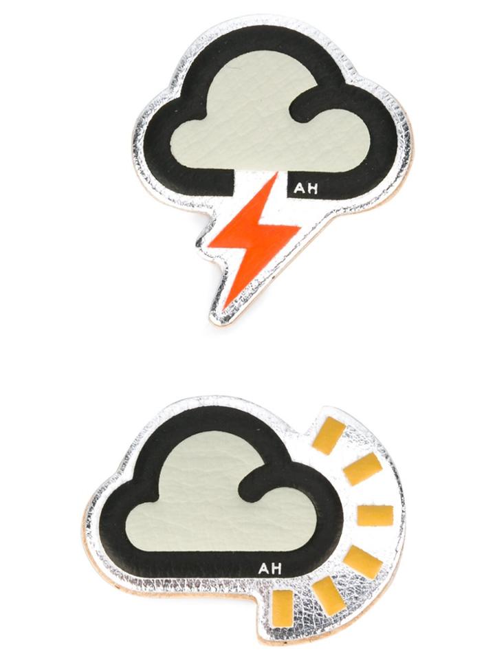 Anya Hindmarch Weather Stickers - Metallic