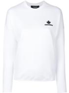 Dsquared2 - Logo Sweatshirt - Women - Cotton/polyester - M, White, Cotton/polyester