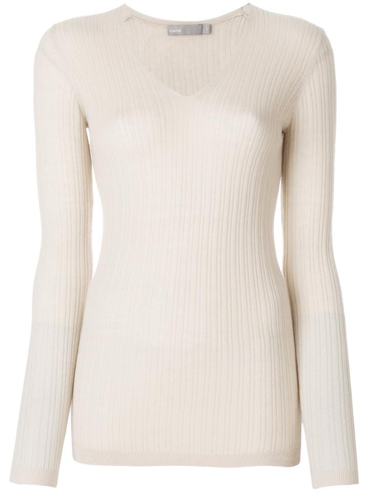 Vince Cashmere Jumper - Nude & Neutrals