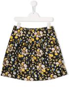 Bonpoint Floral Print Skirt - Black