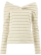Oscar De La Renta Striped Top - Multicolour