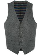 Etro Classic Waistcoat, Men's, Size: 48, Grey, Cotton/polyester/acetate