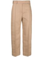 Alexandre Vauthier Creased Cropped Trousers - Nude & Neutrals