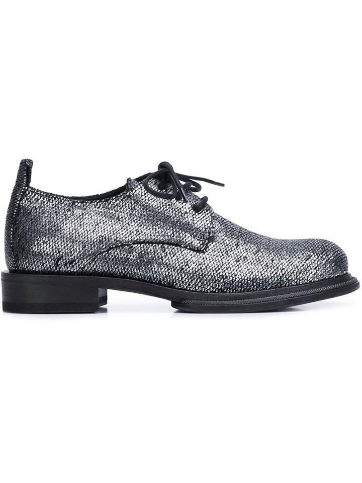 Ann Demeulemeester Scale Effect Lace-up Shoes