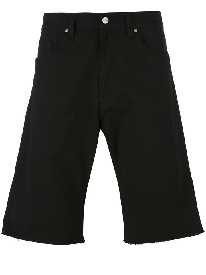 Carhartt - Folded Hem Shorts - Men - Cotton/polyester/spandex/elastane - 30, Black, Cotton/polyester/spandex/elastane