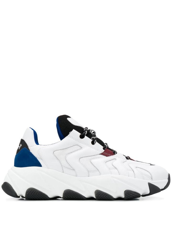 Ash Eagle Panelled Sneakers - White