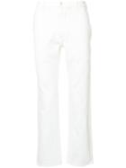 Comme Des Garçons Homme Plus Slim Regular Trousers - White