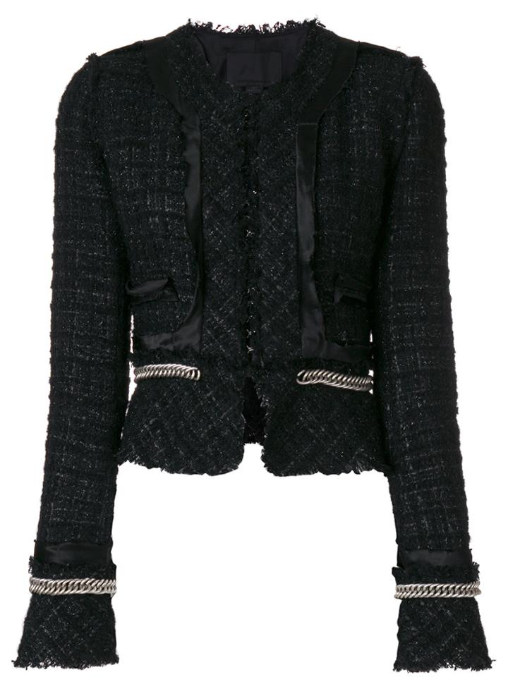 Alexander Wang Chain Detail Blazer - Black