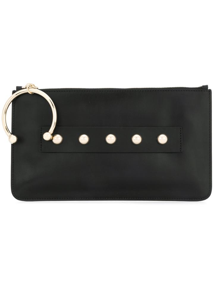 Red Valentino Bangle Clutch Bag - Black