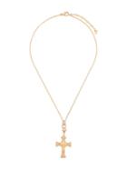 Dsquared2 Madonna Cross Pendant Necklace - Gold